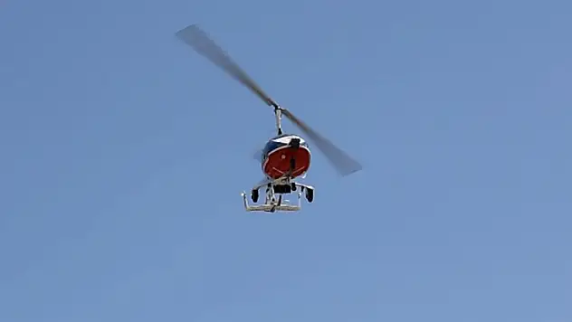 Jandarma, trafiği cayrokopter ve dron ile denetliyor