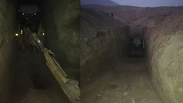 Jandarmadan iş makineli kaçak kazıya suçüstü: 8 gözaltı