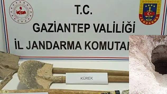 Jandarmadan kaçak kazı yapanlara suçüstü: 4 gözaltı