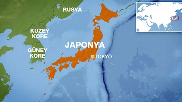 Japonya'da 7,2 büyüklüğünde deprem