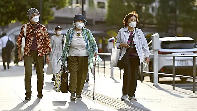 Japonya'da her 10 kişiden biri 80 yaş ve üstü
