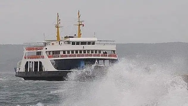 Kabatepe-Gökçeada hattındaki 5 feribot seferi iptal edildi