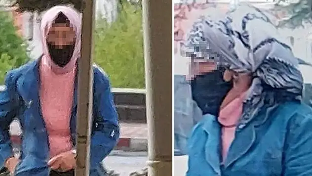 Kadın kıyafetleri giyip çocukları takip etti
