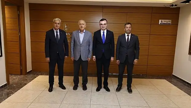 Kadınhanı heyetinden Konya Sanayi Odası Başkanı Büyükeğen'e ziyaret