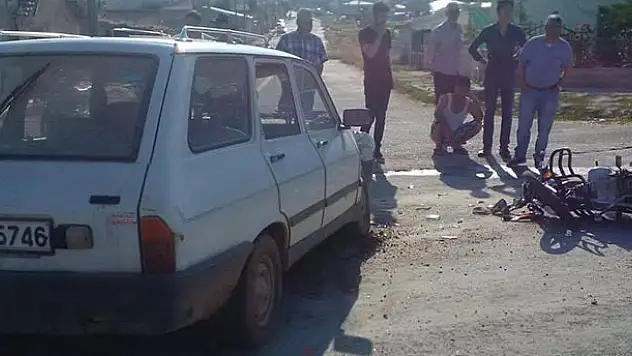 Kadınhanı'nda trafik kazası: 2 yaralı