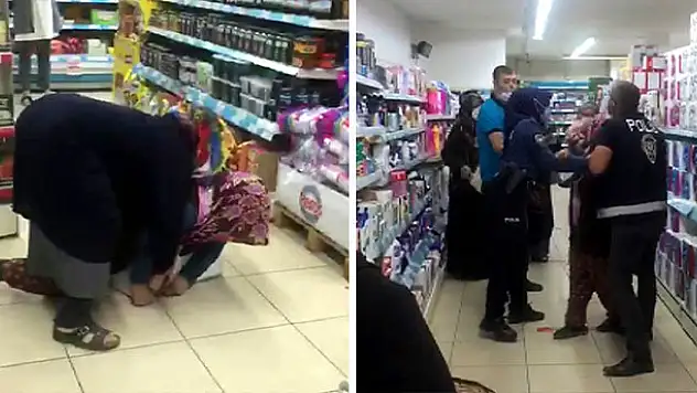 Kadınlar düdüklü tencere için kavga etti