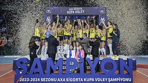 Kadınlar Kupa Voley'de Fenerbahçe Opet, şampiyon oldu

