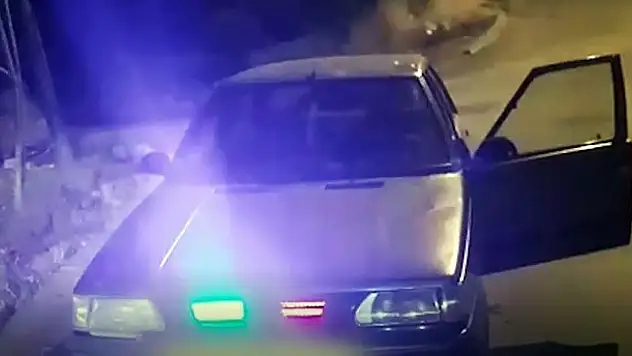 Kahramanmaraş'ta çakar lambalı araçlar denetlendi