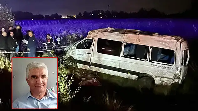 Kahramanmaraş'ta yolcu minibüsü şarampole yuvarlandı: 1 ölü, 10 yaralı
