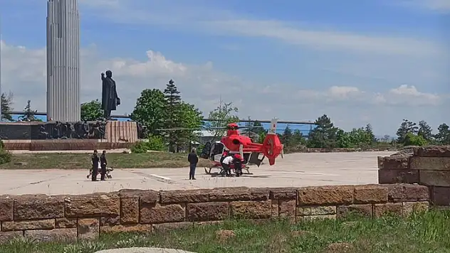 Kalp krizi geçiren hasta helikopterle Konya'ya sevk edildi
