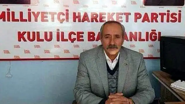 Kalp krizi geçiren MHP Konya ilçe başkanı hayatını kaybetti