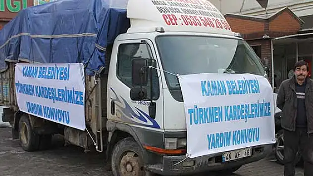 Kaman'dan Iraklı Türkmenlere yardım
