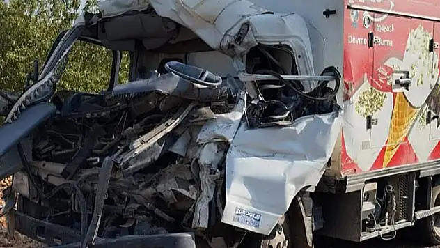 Kamyonet, tıra çarptı: baba öldü, oğlu ağır yaralı

