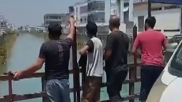 Kanala atlayan birlikte yaşadığı kadını kurtarmak isterken akıntıya kapılan Suriyeli kayboldu
