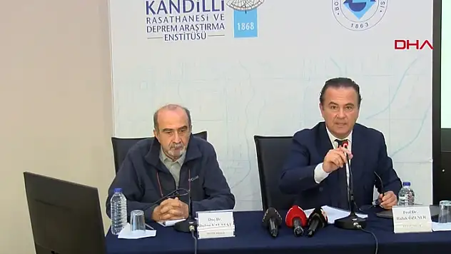 Kandilli Müdürü Prof. Dr. Özener: Her depremi öncü olarak algılamamak gerekir
