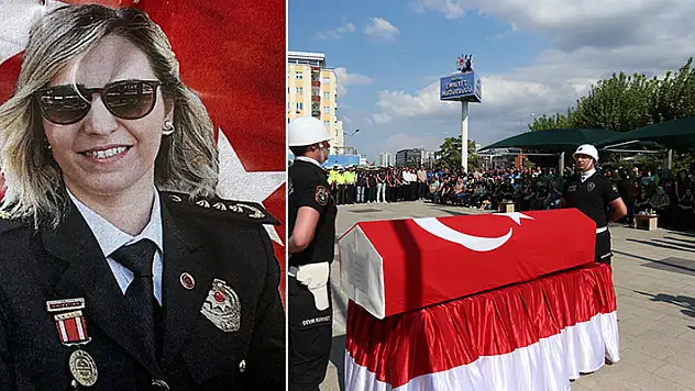 Kanserden ölen Bursa Emniyet Müdür Yardımcısı son yolculuğuna uğurlandı
