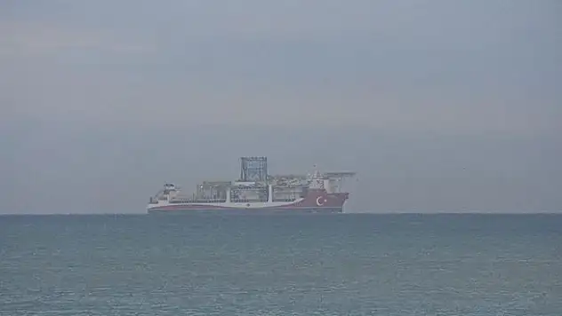 Kanuni sondaj gemisi Zonguldak açıklarında