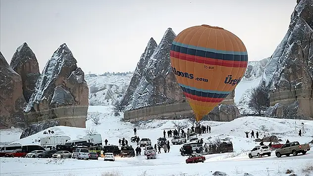 Kapadokya'da balon turları olumsuz hava koşulları nedeniyle 4 gündür yapılamıyor