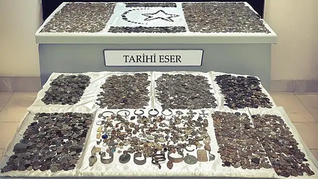 Kapıkule'de tırda tarihi eser niteliğinde 12 bin 770 sikke ve obje ele geçirildi