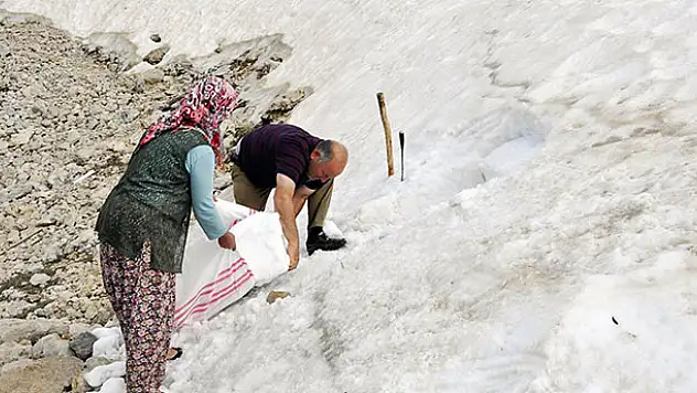 Kar için onlarca kilometre gidiyorlar