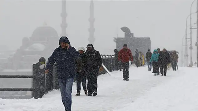 Kar yeniden başladı!