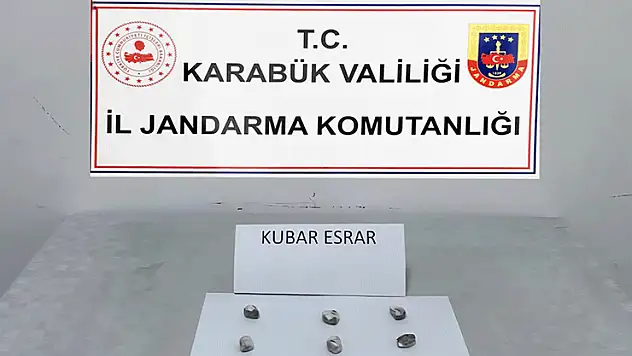 Karabük'te kubar esrar ele geçirildi