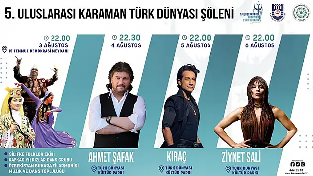 Karaman 5. Uluslararası Karaman Türk Dünyası Şöleni'ne hazırlanıyor
