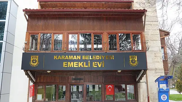 Karaman Belediyesi Emekli Evi açıldı
