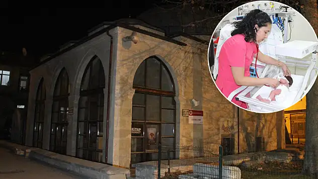 Karaman'da 10 günlük bebeği cami kapısına bırakıp terk ettiler
