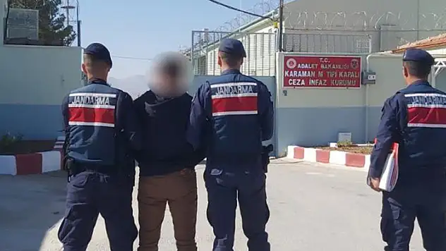Karaman'da 24,5 yıl kesinleşmiş hapis cezası bulunan şahıs yakalandı
