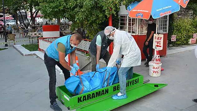 Karaman'da bir kişi tuvalette ölü bulundu