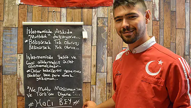 Karaman'da Bir Lokanta Şehit Ailelerinden Ücret Almıyor