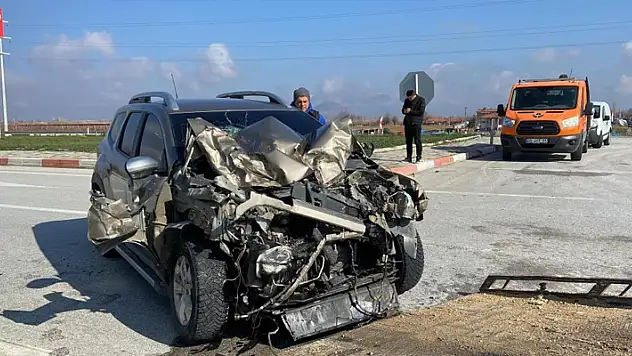 Karaman'da cip kamyona arkadan çarptı: 1 yaralı
