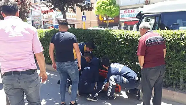 Karaman'da elektrikli bisikletten düşen bir kişi yaralandı