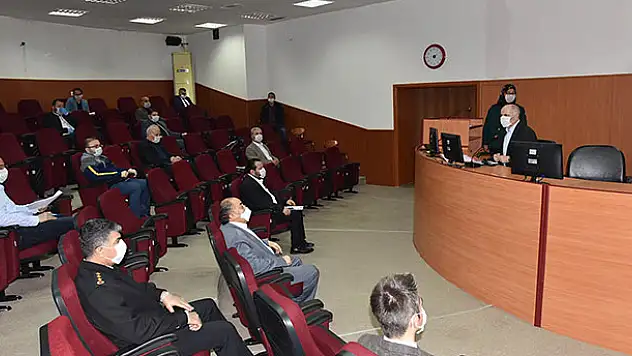 Karaman'da İl Pandemi Kurulu toplandı