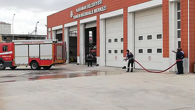 Karaman'da itfaiye aracının altında kalan itfaiye eri hayatını kaybetti
