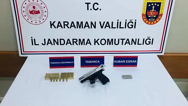 Karaman'da jandarmadan huzur ve güven operasyonu
