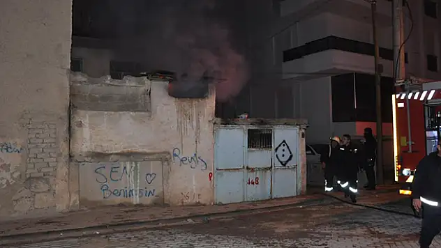 Karaman'da müstakil evin tandır odasında çıkan yangın korkuttu