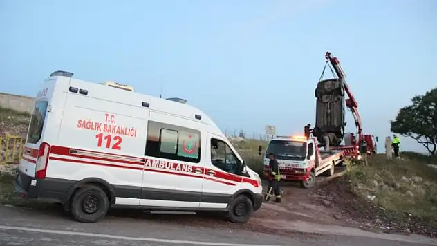 Karaman'da otomobil sulama kanalına uçtu: 1 ölü
