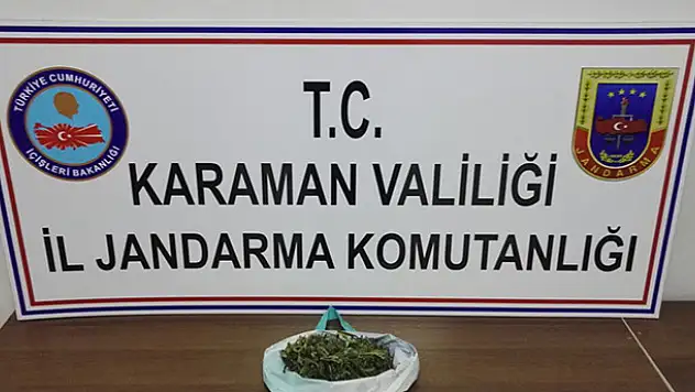 Karaman'da otomobilde kubar esrar ele geçirildi