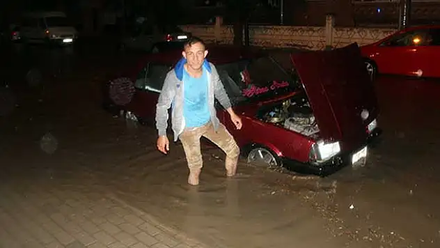Karaman'da sağanak yağış etkili oldu