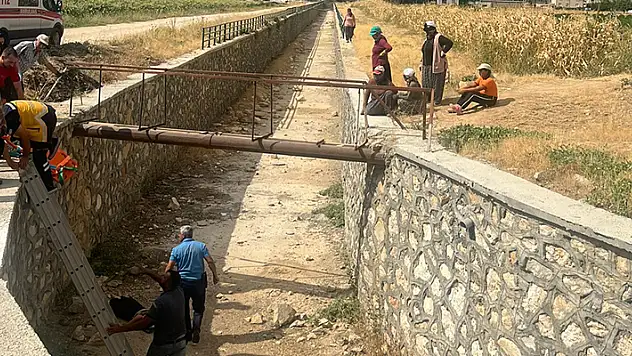 Karaman'da sulama kanalına düşen 6 yaşındaki çocuk yaralandı
