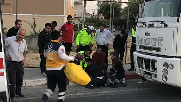 Karaman'da tırın çarptığı yaşlı kadın yaralandı