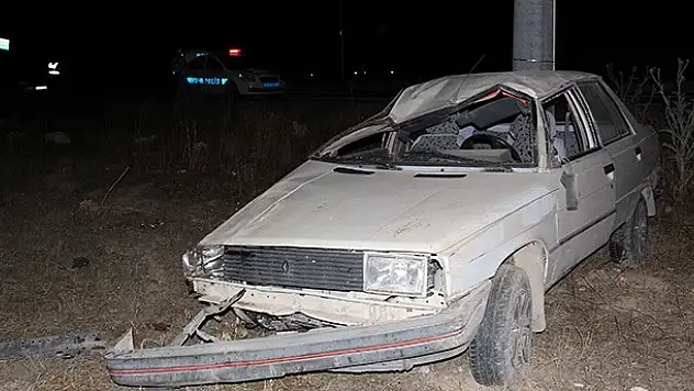 Karaman'da trafik kazası : 1 Yaralı