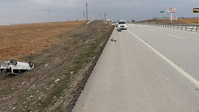 Karaman'da trafik kazası: 1 yaralı