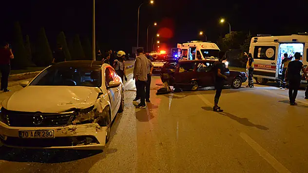Karaman'da trafik kazası: 3 yaralı