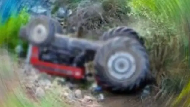 Karaman'da traktör kazası: 1 ölü, 1 yaralı
