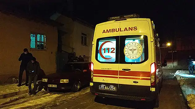 Karaman'da tüfekle ateş açılan evdeki 1 kişi yaralandı
