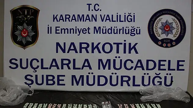Karaman'da uyuşturucu operasyonu: 4 gözaltı