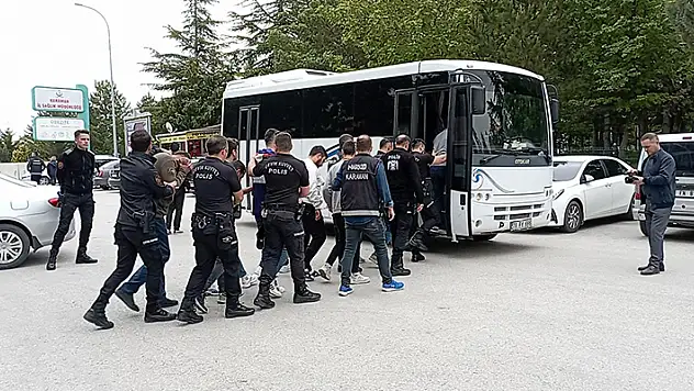 Karaman'da uyuşturucu operasyonunda 17 şüpheli yakalandı
